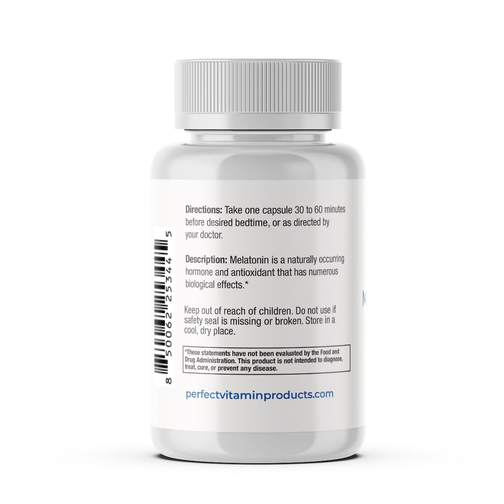 20mg Extra Strength Melatonin MAX - High-Dose Sleep Aid (Vegan)