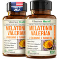Vimerson Health Melatonin Sleep Aid with L-Theanine & Valerian – 2 Pack