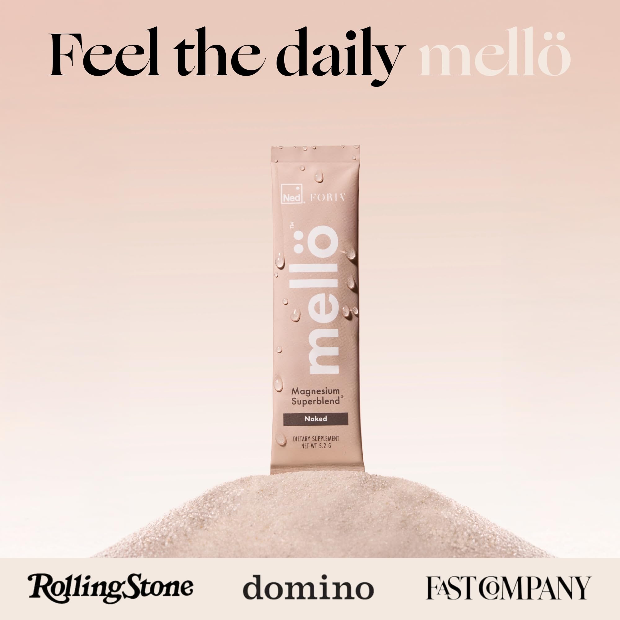 Mellö Magnesium Superblend Powder with L-Theanine & GABA – 10-Pack