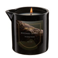 MELONY Luxury Massage Candle - Moisturising, Body Oil Candles for Muscle Relaxation, Home Spa, 8.1OZ (Smoked Ebony)