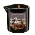 MELONY Massage Oil Candle – 8.1oz Spiced Rum | Natural Soy Wax for Calming & Relaxation