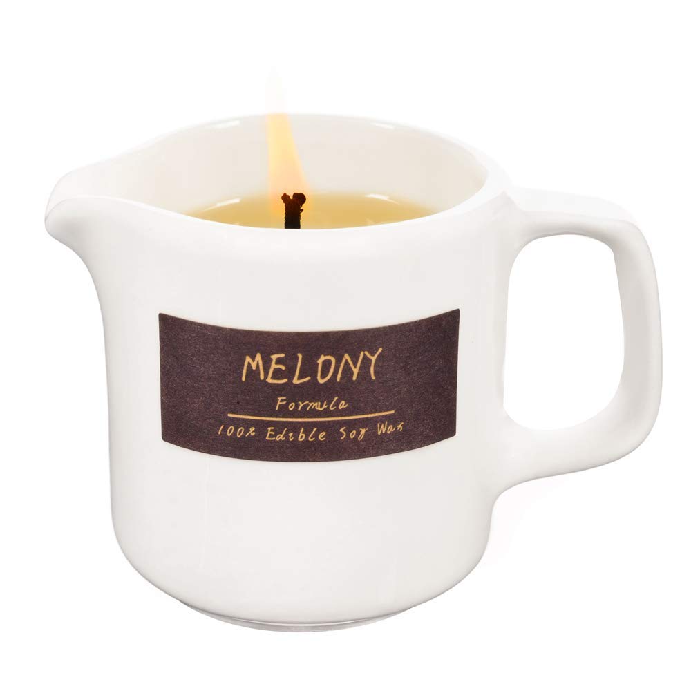 Melony Soy Massage Oil Candle – Coconut, 2.82 oz / 80 g