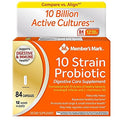 Members Mark 10 Strain Probiotic (84 Count) 2 Pack – 10 Billion Live Cultures