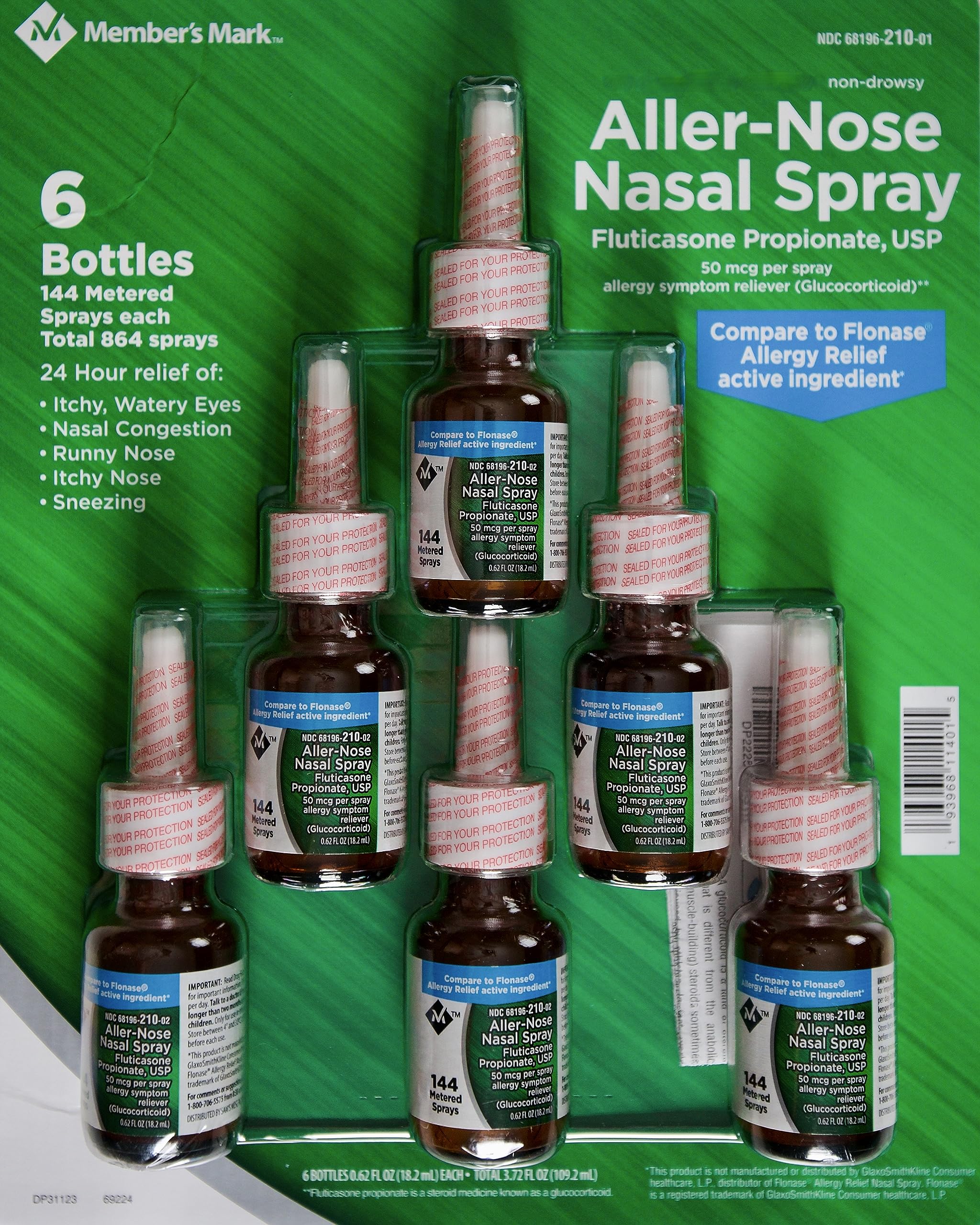 Members Mark Aller-Nose Fluticasone Propionate Nasal Spray 50 mcg - 3.72 FL OZ
