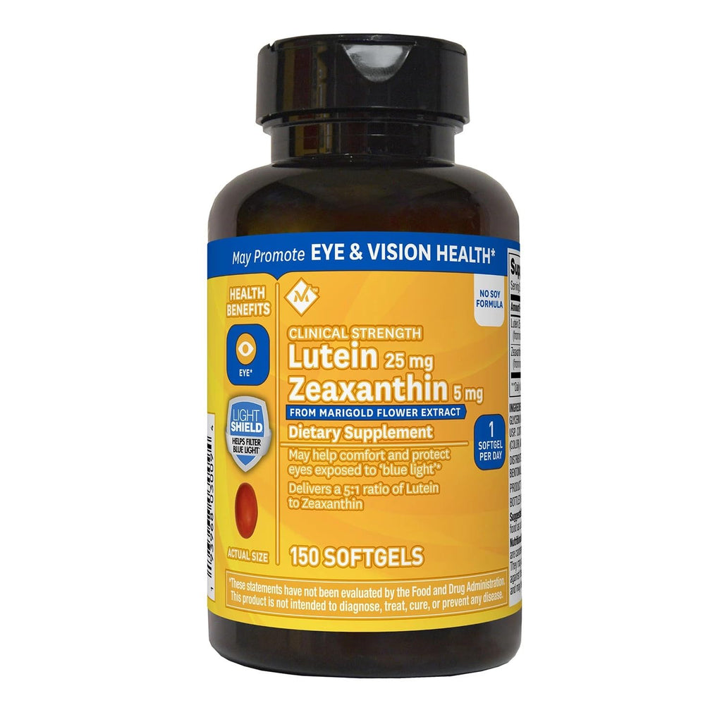 Members Mark Lutein 25mg & Zeaxanthin 5mg (150 Count) – Eye Health Supplement