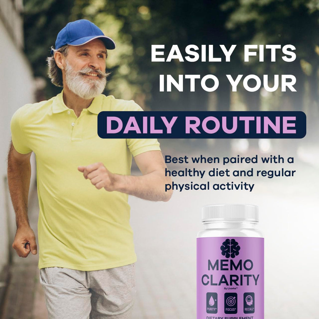 (3 Pack) Memo Clarity Capsules - Advanced Natural Supplement, 180 Capsules