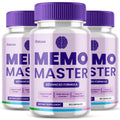 (3 Pack) Memo Master Capsules – Memo Mastery Memory Pills for Focus & Clarity (180 Count)