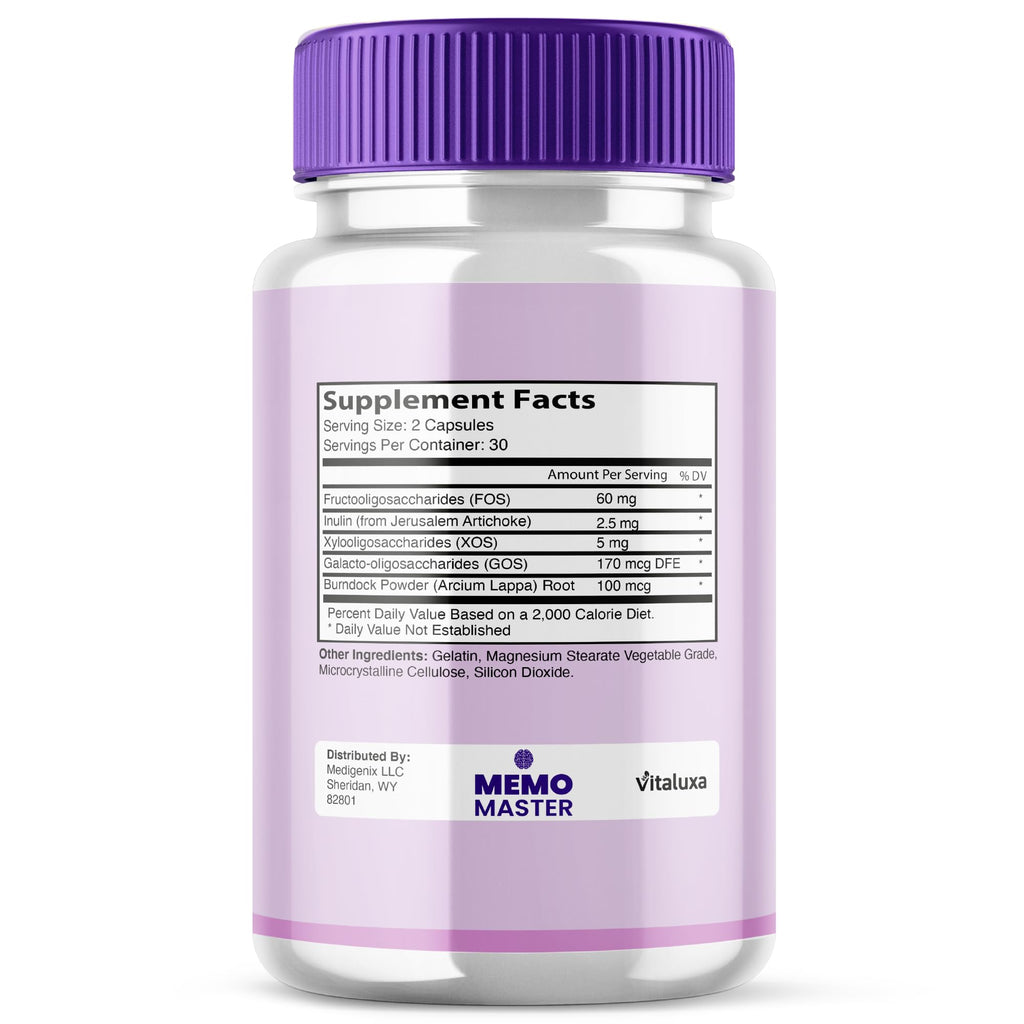 (3 Pack) Memo Master Capsules – Memo Mastery Memory Pills for Focus & Clarity (180 Count)
