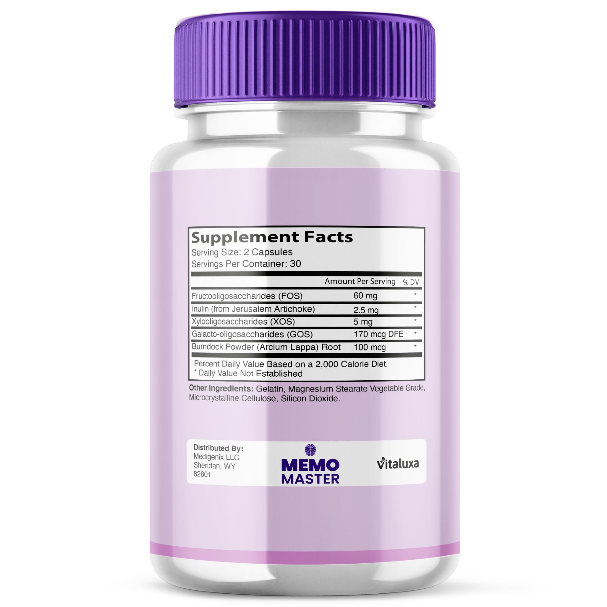 (3 Pack) Memo Master Capsules – Memo Mastery Memory Pills for Focus & Clarity (180 Count)