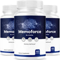 (3 Pack) Memoforce Brain Supplement – Premium Formula, 180 Capsules, 3 Months