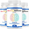(3 Pack) Memory Defender Capsules – Brain Support Pills & Daily Wellness