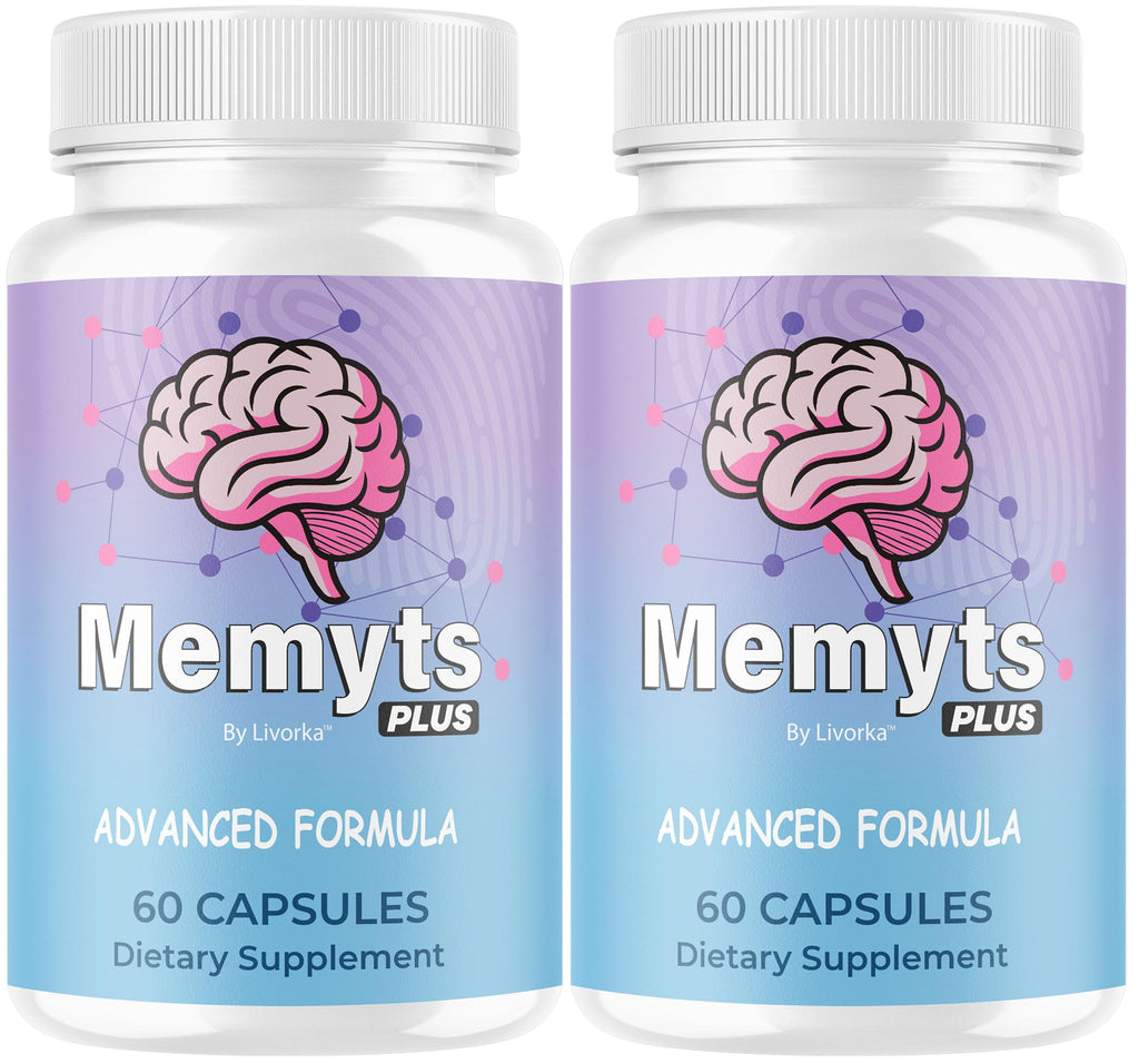 LIVORKA Memyts Plus Capsules – 2-Pack for Brain Energy & Focus | 120 Capsules