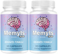 LIVORKA Memyts Plus Capsules – 2-Pack for Brain Energy & Focus | 120 Capsules