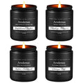 Mens Candle Set – 4 Pack Soy Candles for Men | Masculine Gift Set