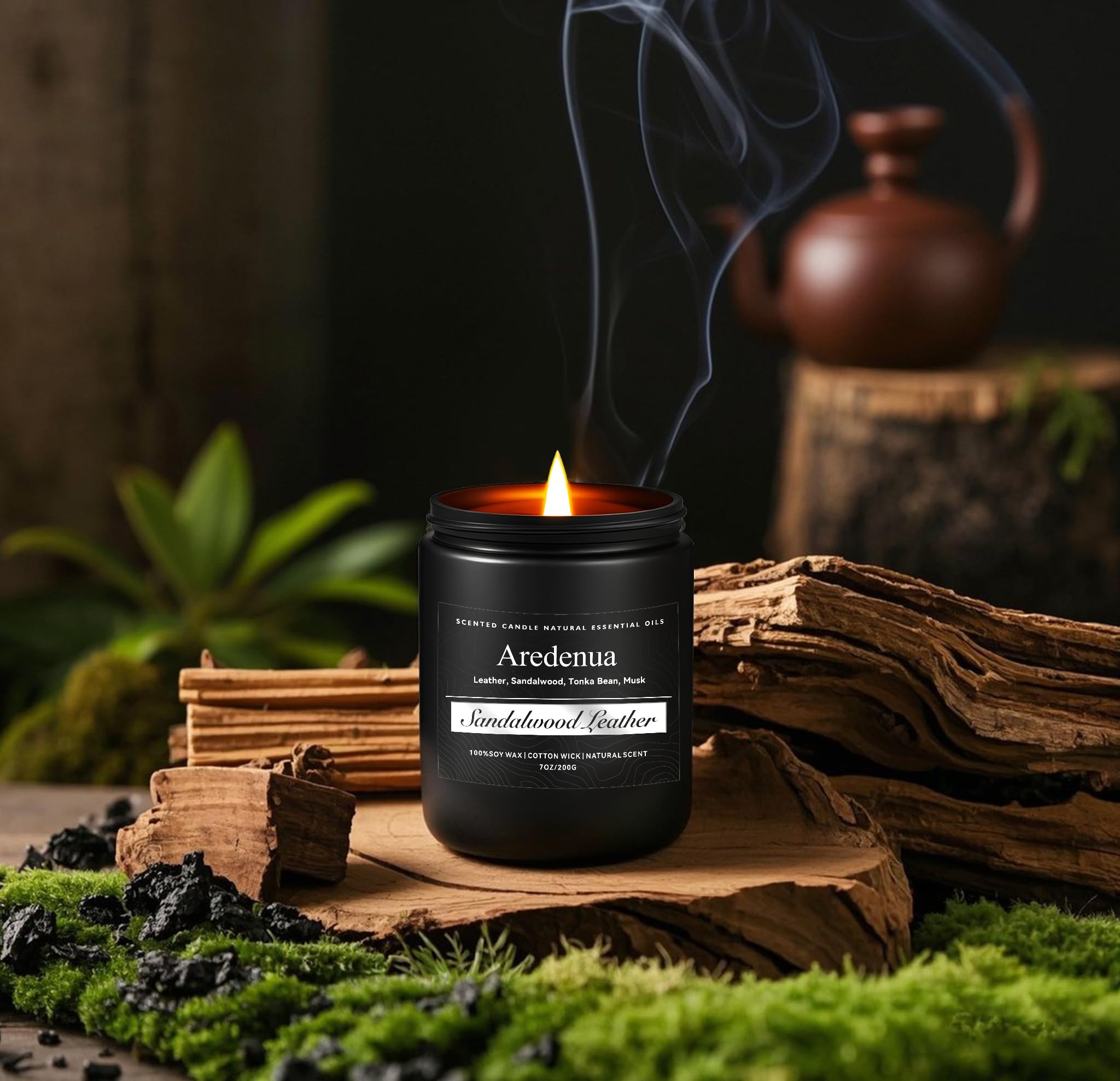 Mens Candle Set – 4 Pack Soy Candles for Men | Masculine Gift Set