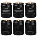 Scented Candles for Men — 6-Pack, 42oz, 300 Hours Burn Time