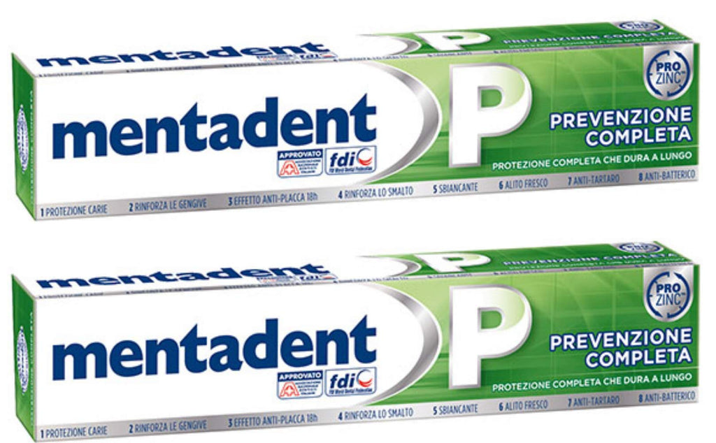 Mentadent P Toothpaste Prevention Complete – 100 ml (3.38 oz) Pack of 2