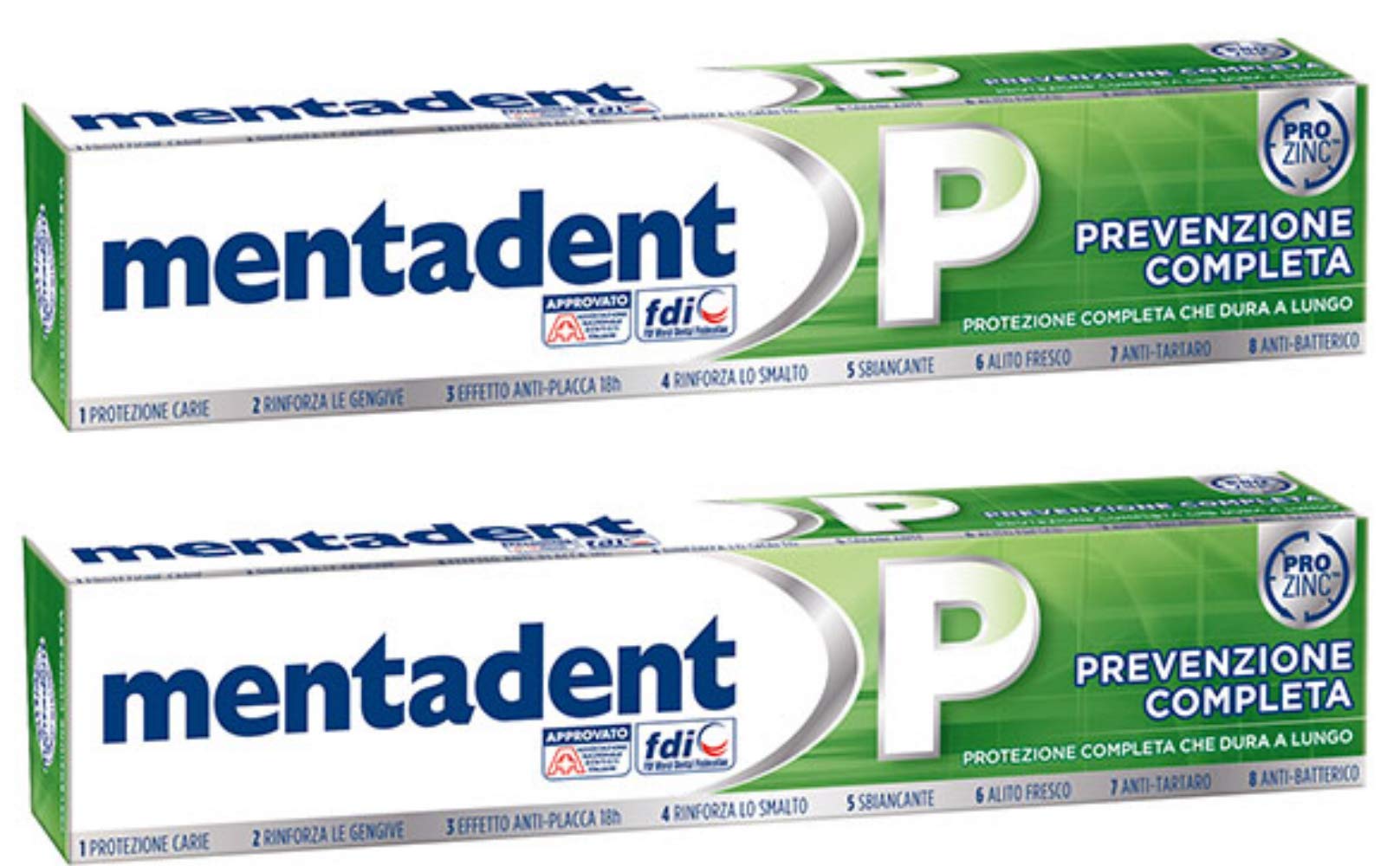 Mentadent P Toothpaste Prevention Complete – 100 ml (3.38 oz) Pack of 2
