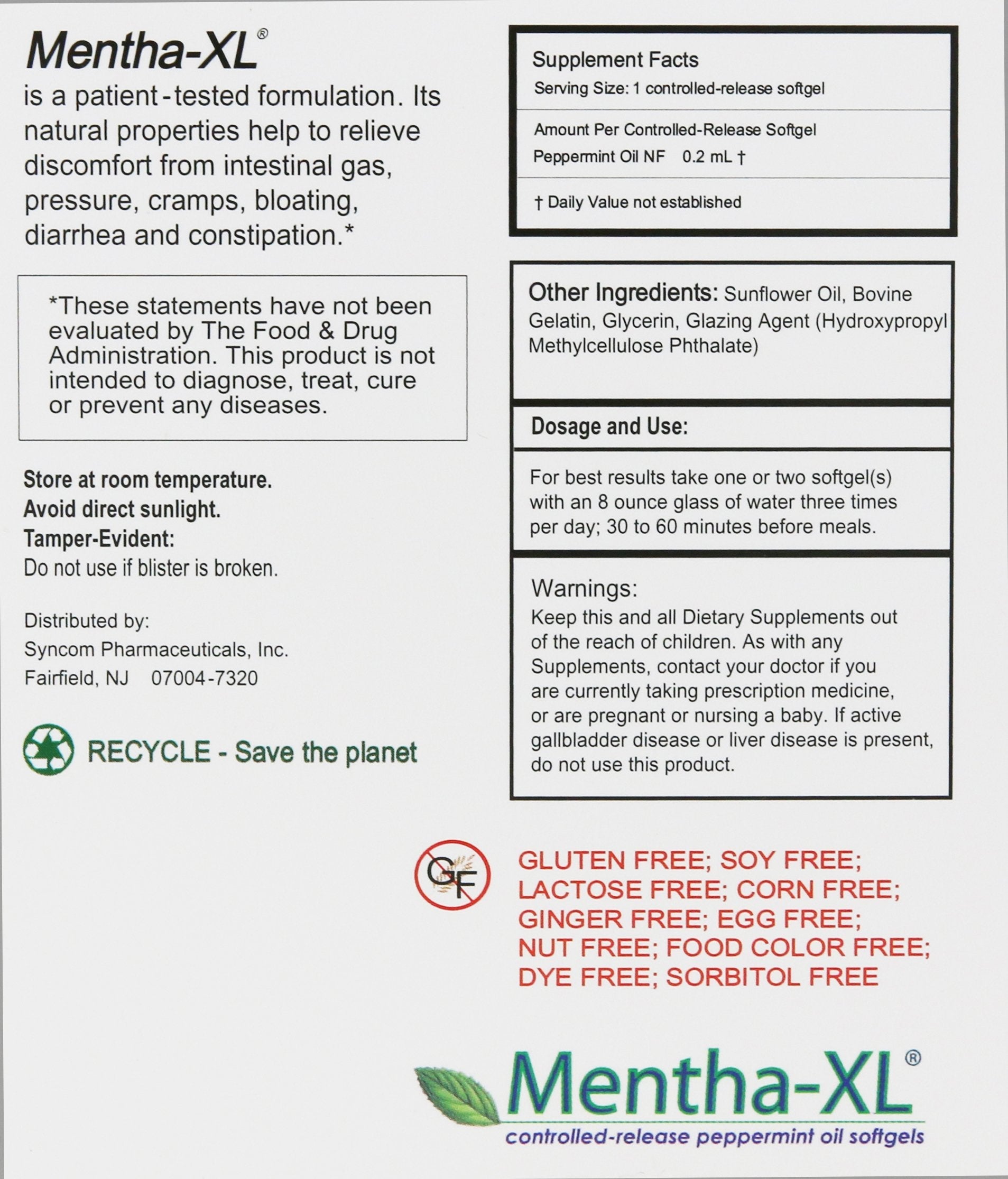THEMONG Mentha--XL 84cnt Softgels | Potent Peppermint Oil for IBS