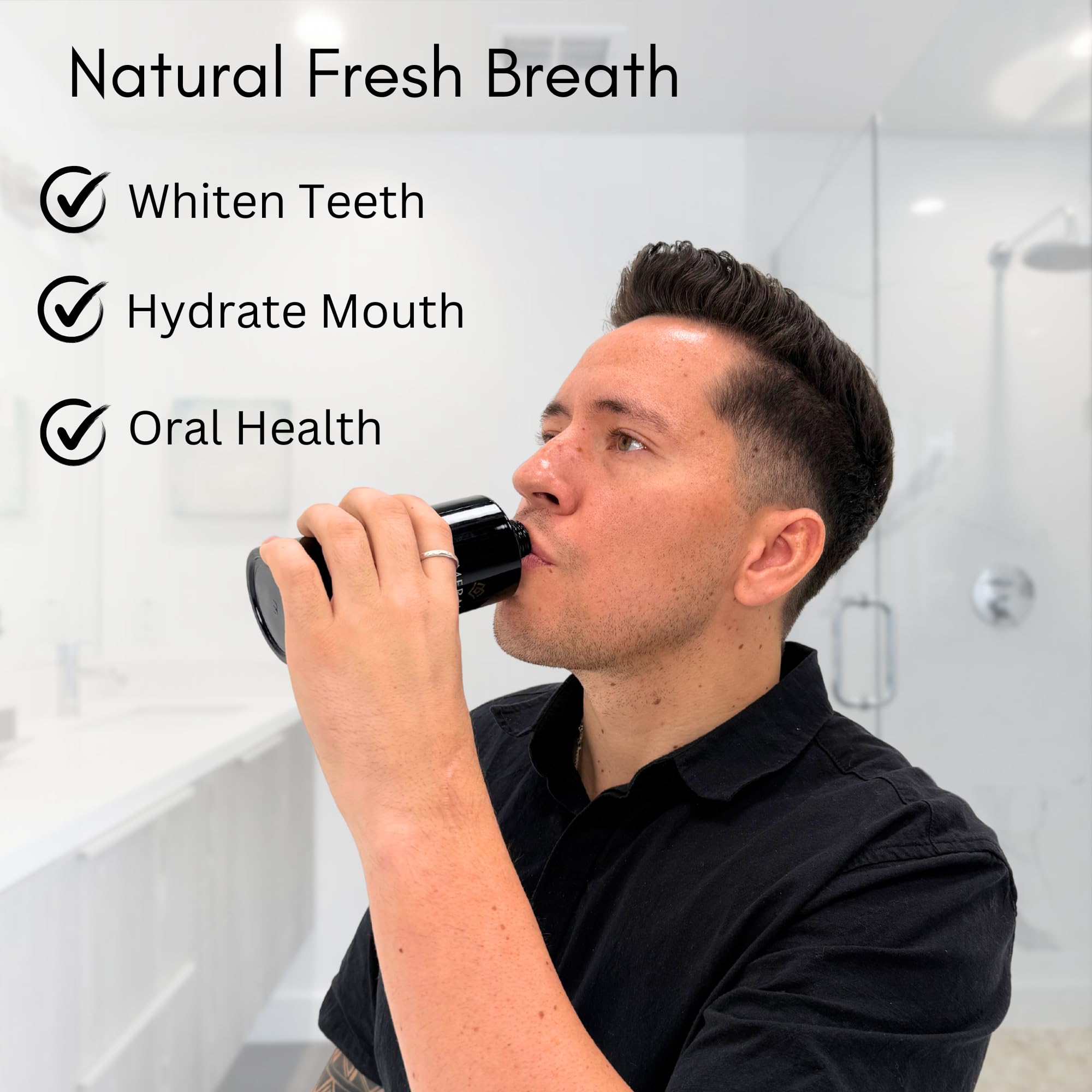 Merakk Coconut Oil Pulling Mouthwash for Teeth & Gums – Doctor Formulated | 6.8oz
