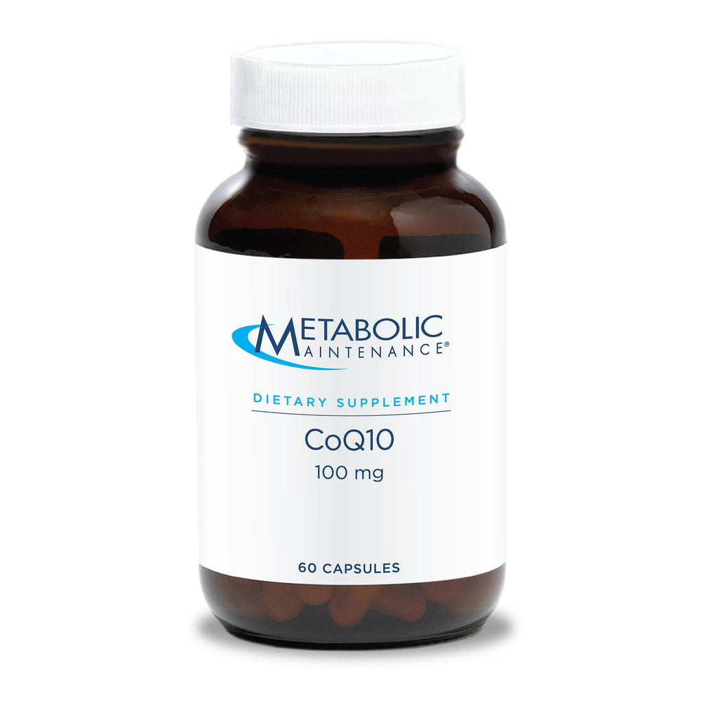 Metabolic Maintenance CoQ10 100mg + Vitamin C – 60 Vegan Capsules | Immune & Cardiovascular Support