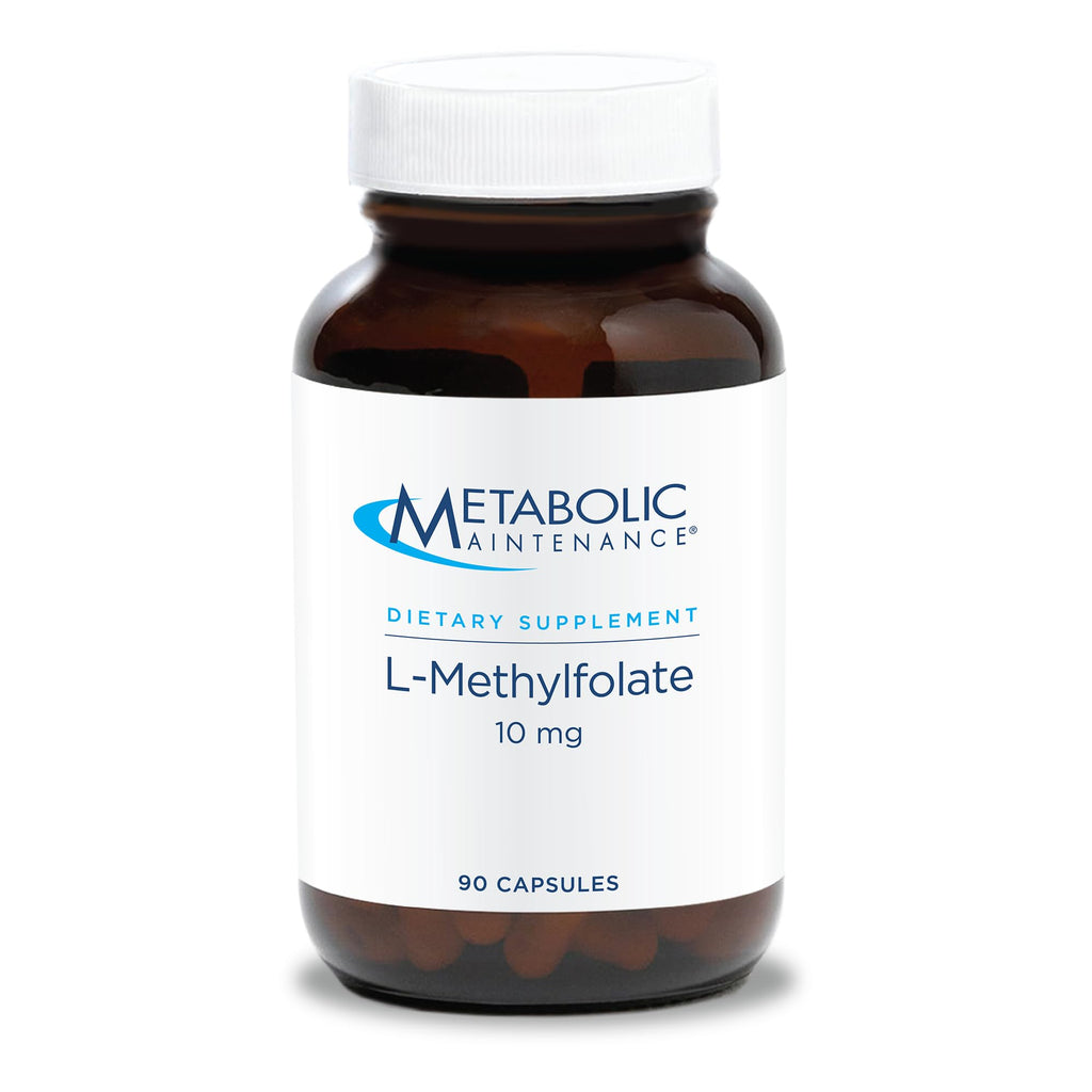 Metabolic Maintenance L-Methylfolate 10 mg – Brain Health, Focus & Calm (90 Capsules)