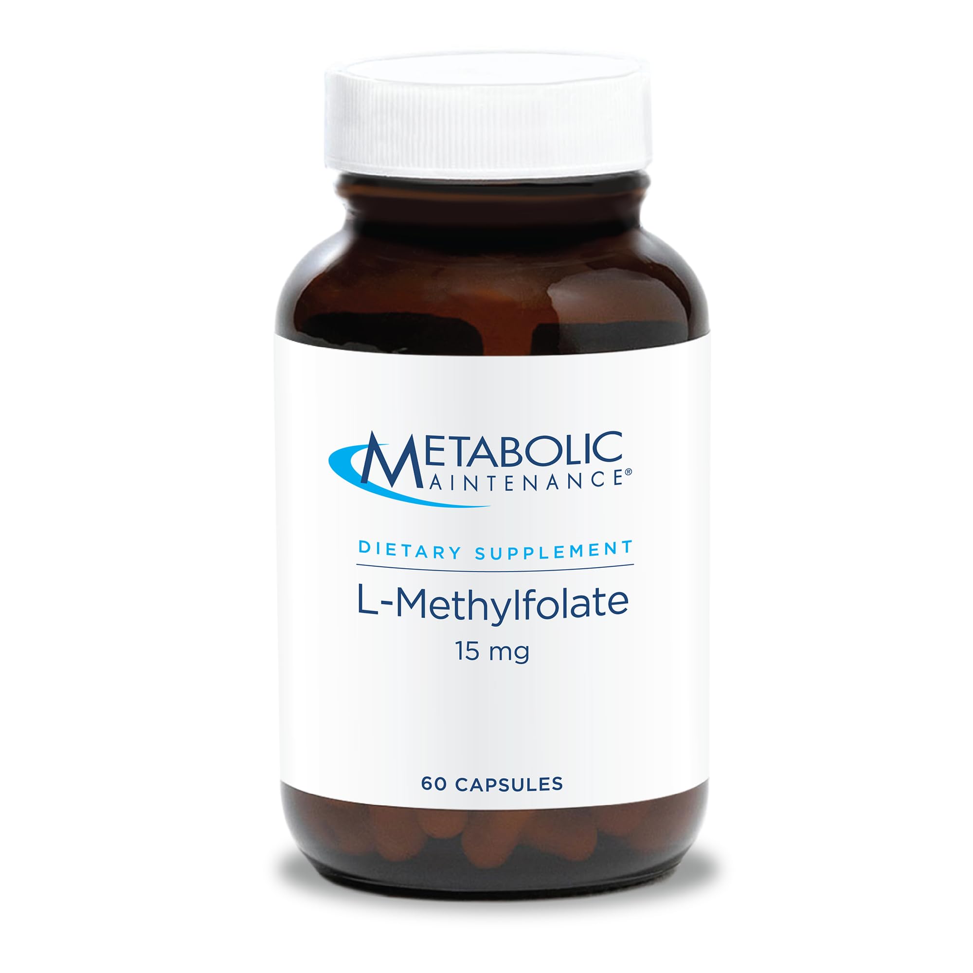Metabolic Maintenance L-Methylfolate 15 mg (5-MTHF) – Brain Health, Focus, Calm | 60 Capsules