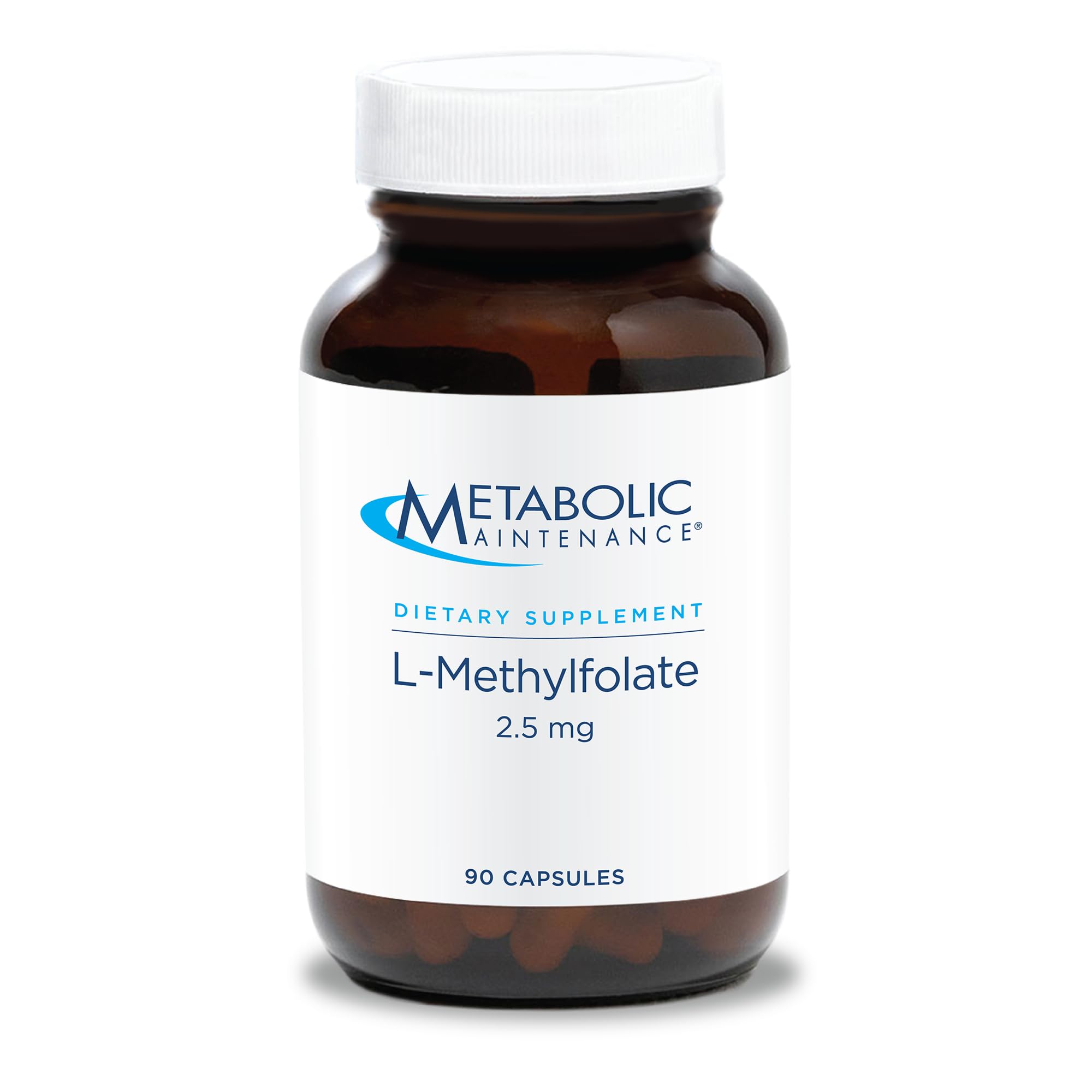Metabolic Maintenance L-Methylfolate 2.5 mg | 5-MTHF for Brain Health, Focus & Calm - 30 Capsules