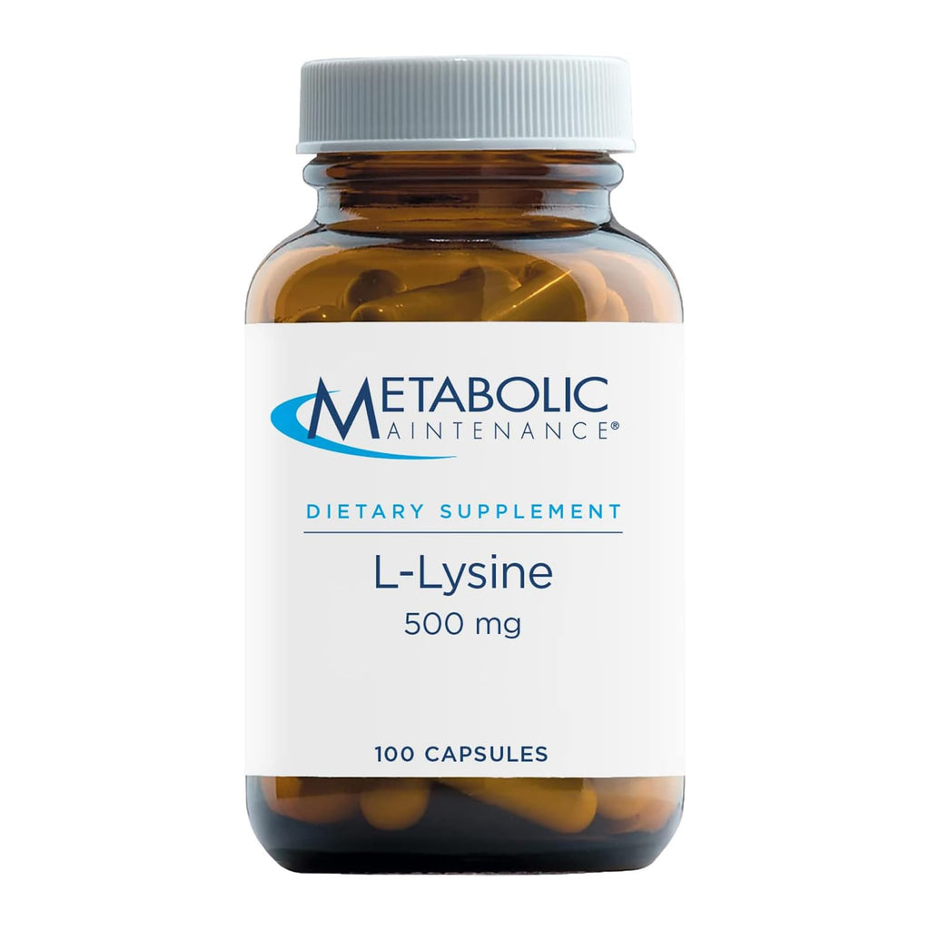 Metabolic Maintenance L-Lysine 500mg – Vegan, No Fillers | 100 Capsules
