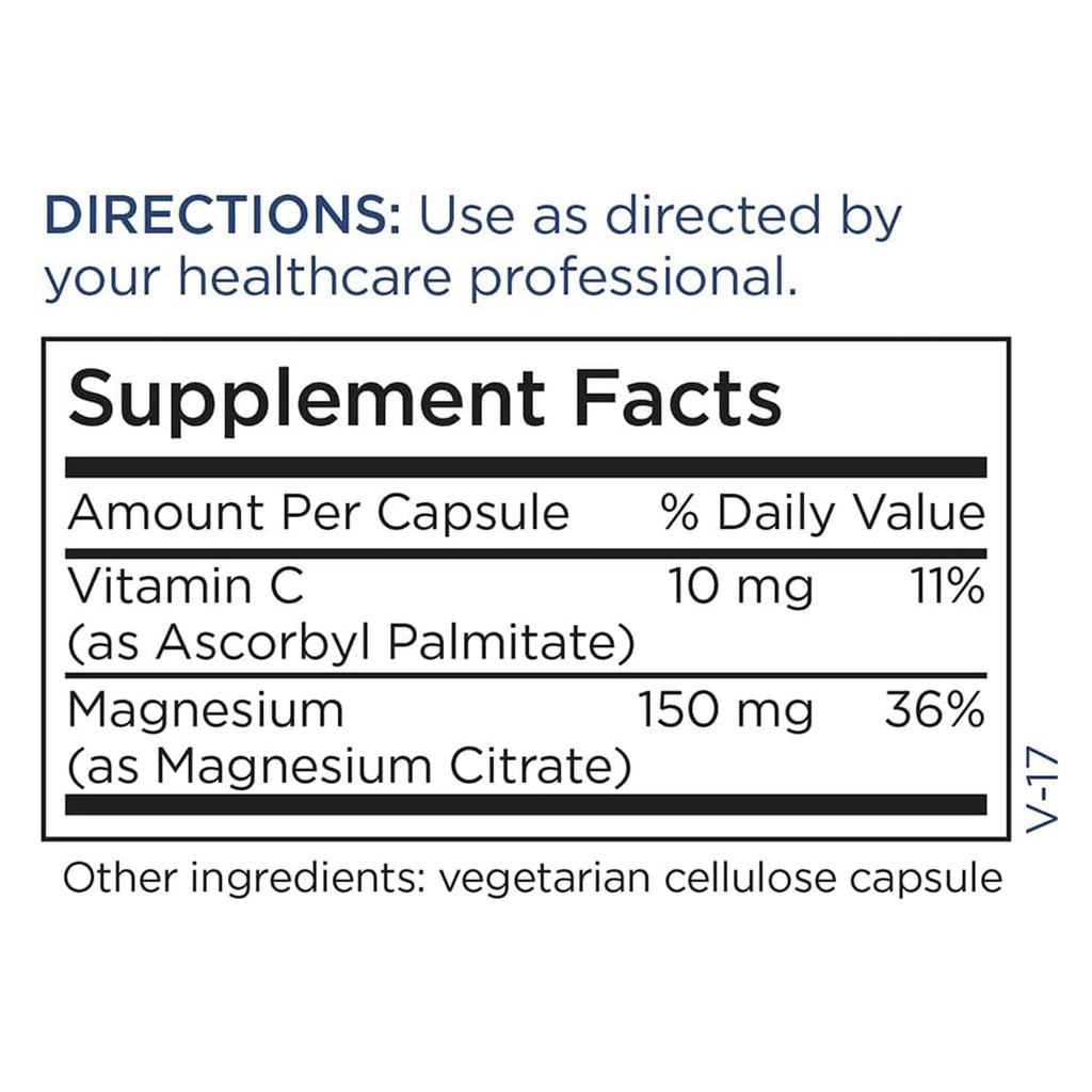 Metabolic Maintenance Magnesium Citrate 120 Caps – Sleep & Digestive Support
