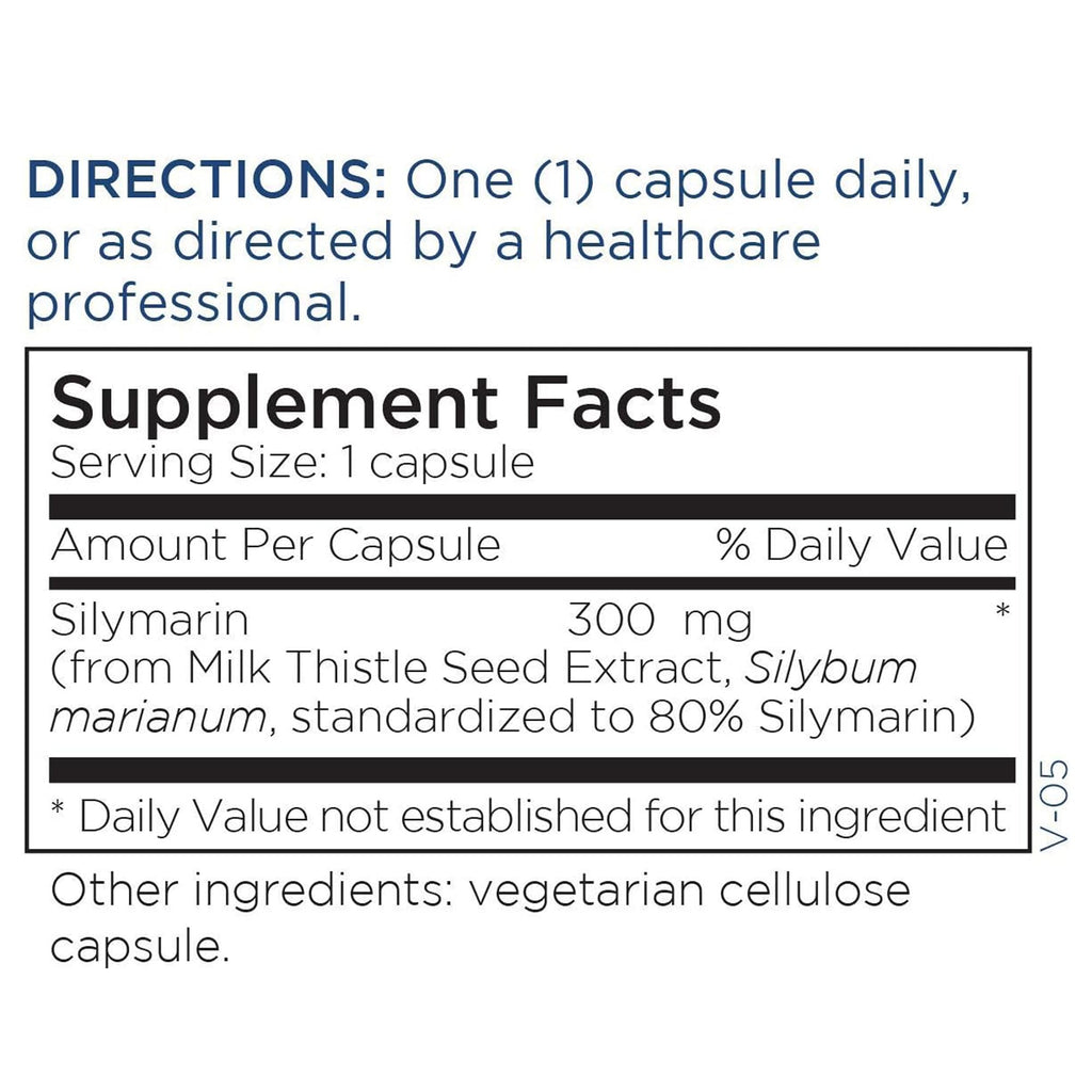 Metabolic Maintenance Silymarin 300 mg - Milk Thistle Liver Support (60 Capsules)