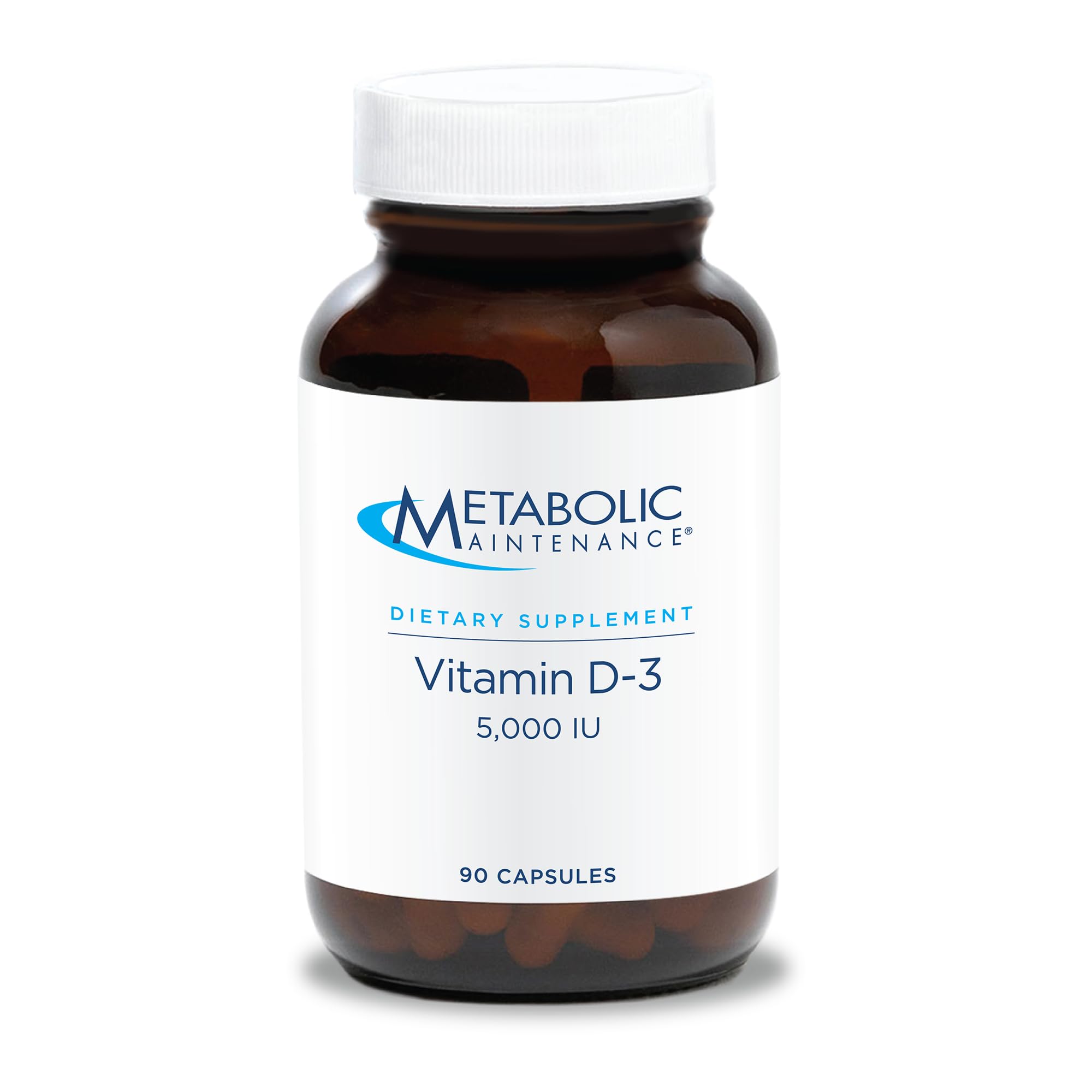 Metabolic Maintenance Vitamin D3 5000 IU – Pure D3 + Vitamin C (90 Softgels)