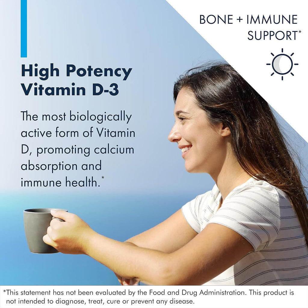 Metabolic Maintenance Vitamin D3 & K2 – 25,000 IU, Bone Health, 60 Capsules