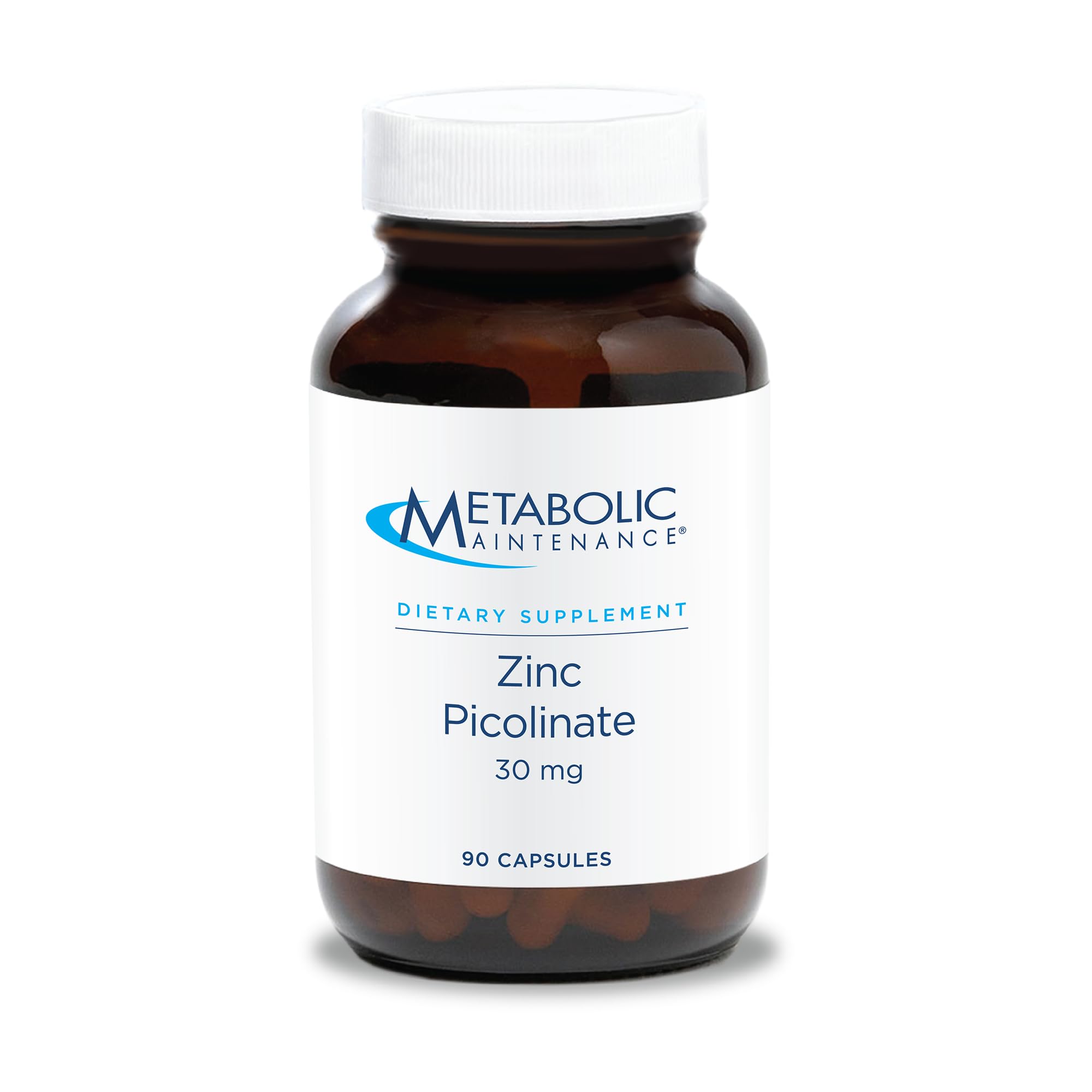 Metabolic Maintenance Zinc Picolinate 30 mg – Immune Support (90 Capsules)