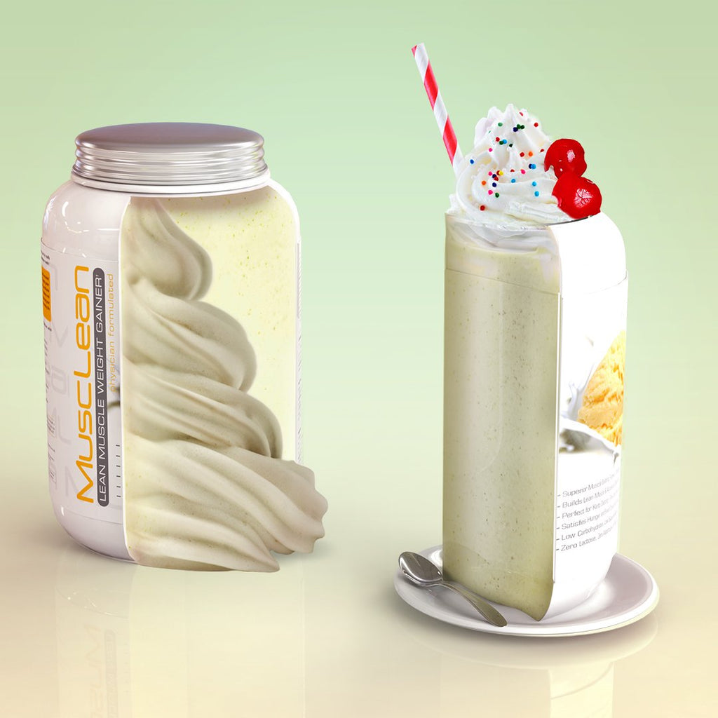 Metabolic Nutrition Musclean - Lean Keto Protein Shake & Meal Replacement, Vanilla Milkshake, 5 lb