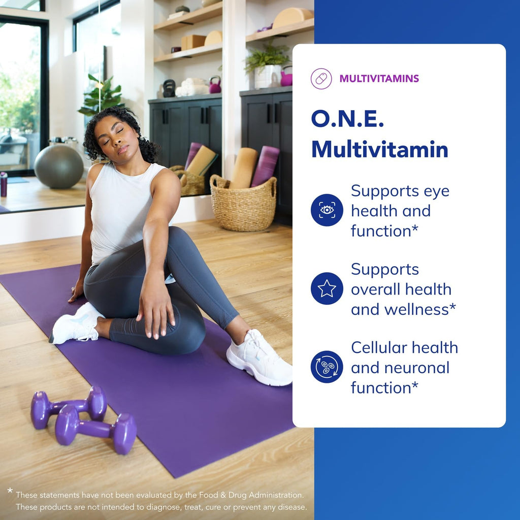 Pure Encapsulations O.N.E. Multivitamin – Once Daily with Lutein & CoQ10 (60 capsules)