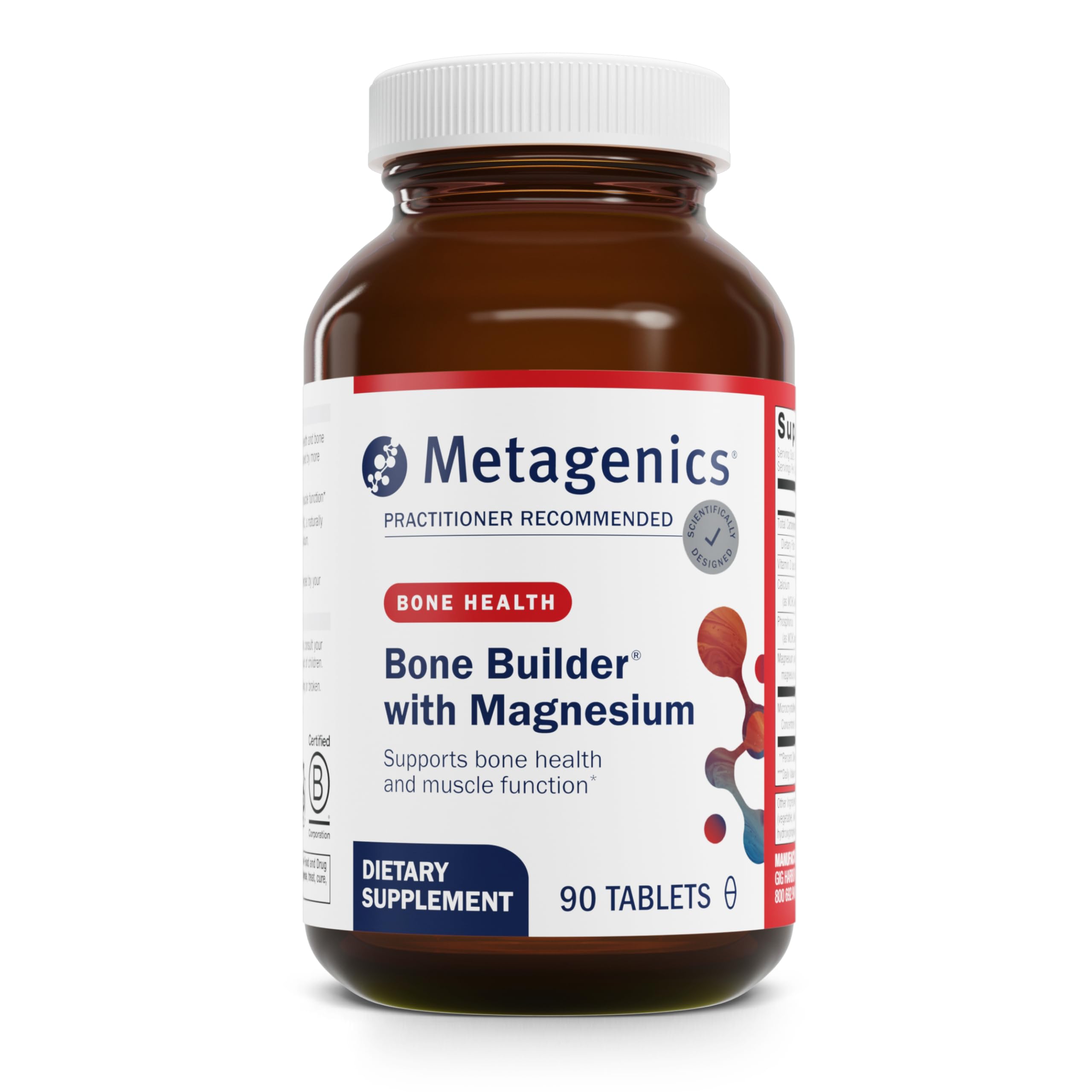 Metagenics Bone Builder with Magnesium – Comprehensive Bone Strength & Wellness