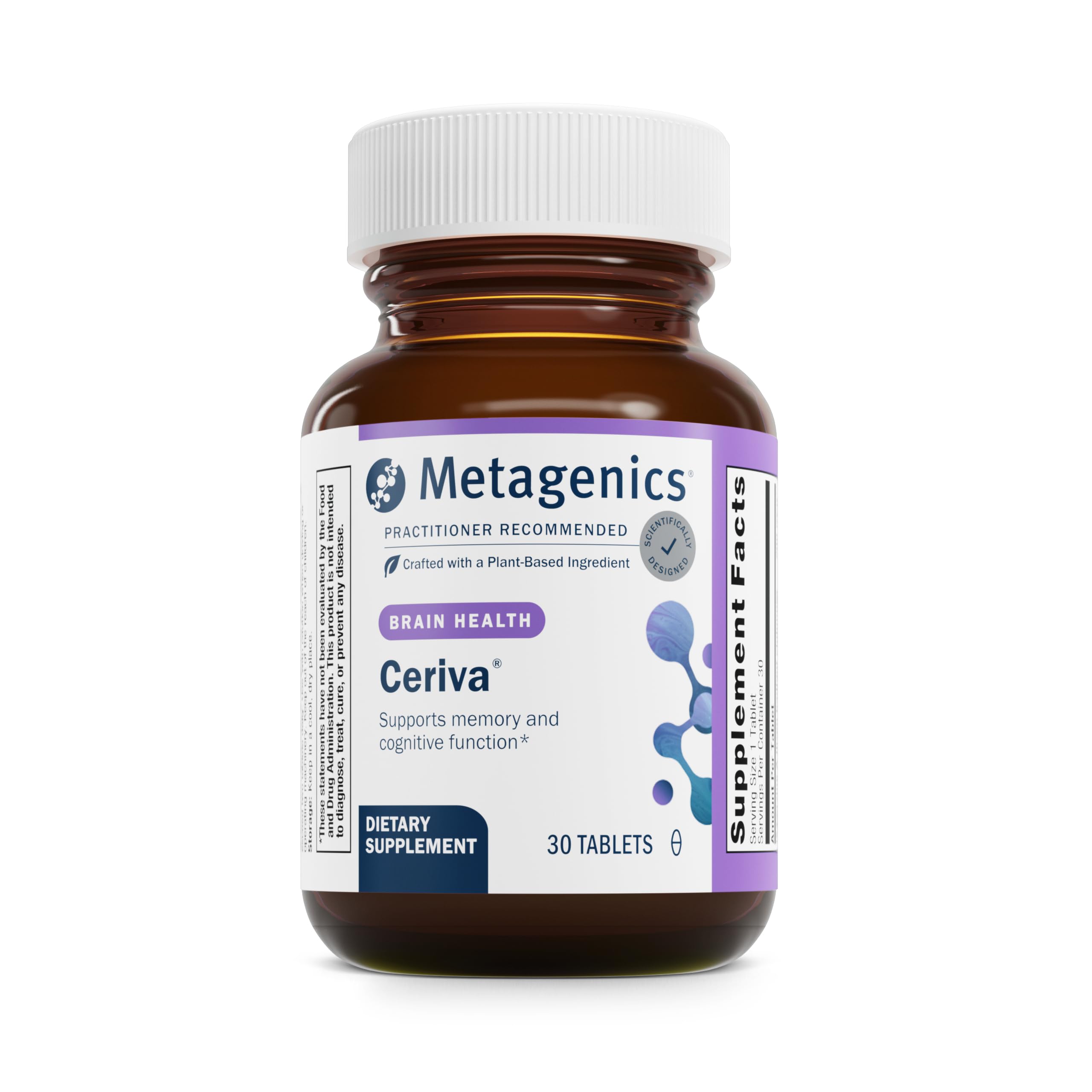 Metagenics Ceriva: Cognitive & Memory Support with Huperzine A