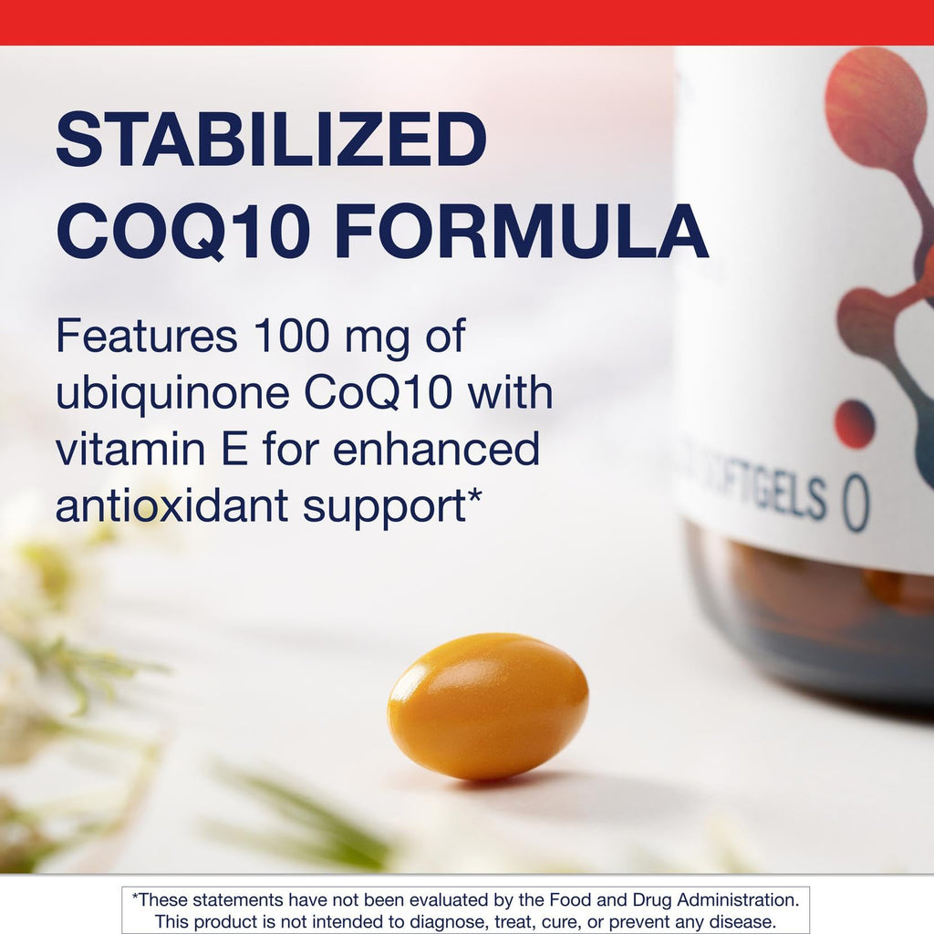 Metagenics CoQ10 ST-100-100 mg Ubiquinone + Vitamin E | Heart & Energy Support