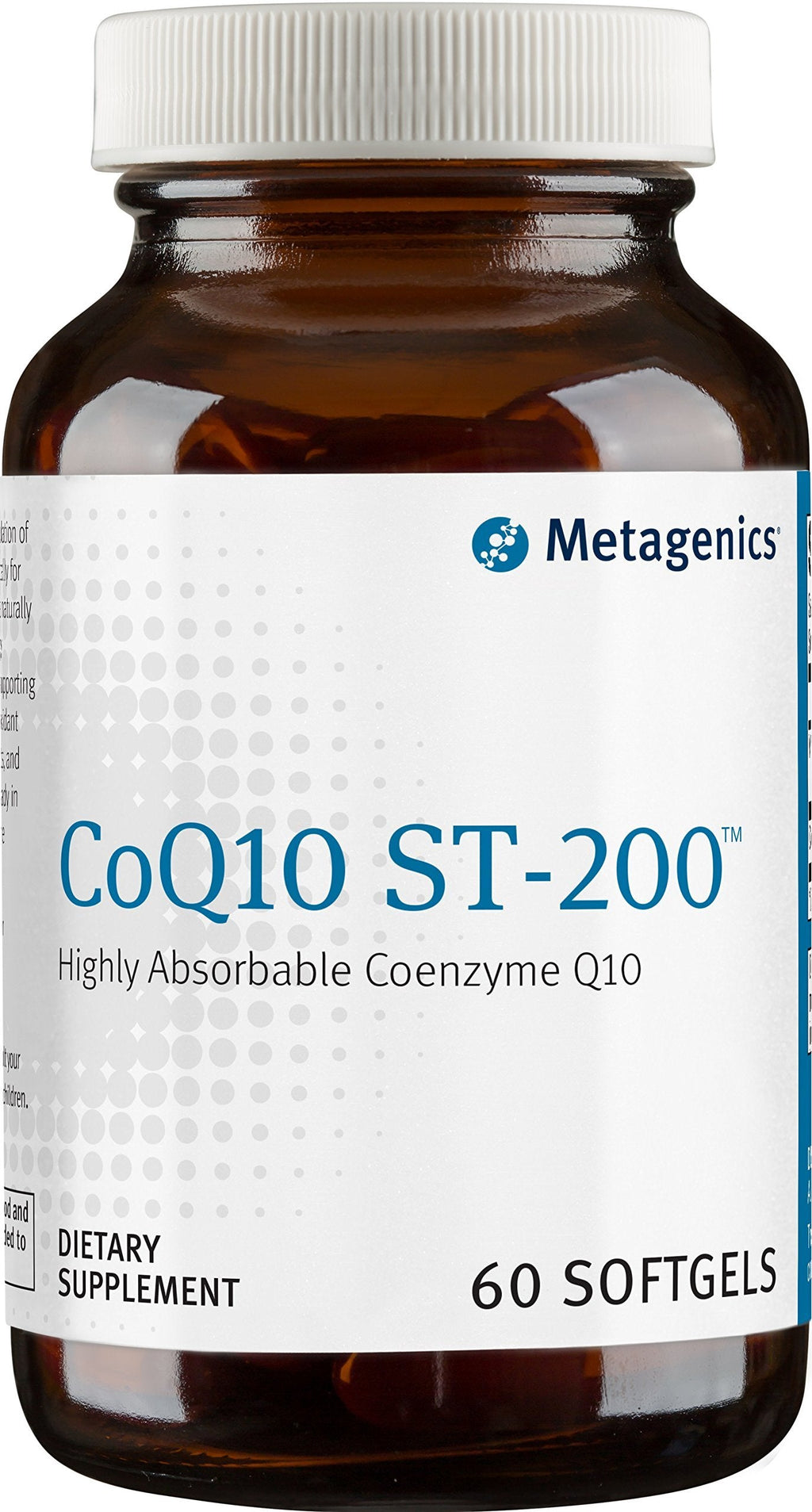 Metagenics CoQ10 ST-200 Supplement - High Absorption 200 mg Ubiquinone | Heart, Energy & Antioxidant Support