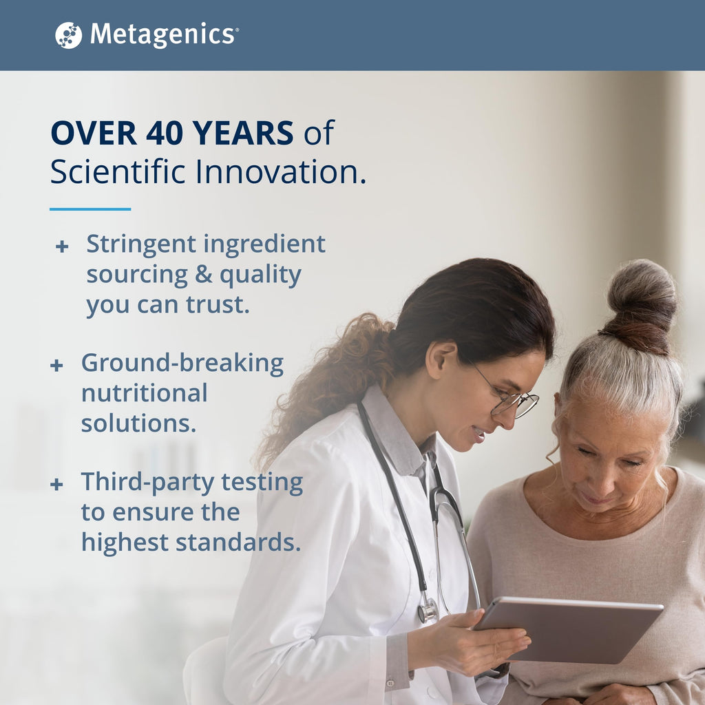 Metagenics CoQ10 ST-100 100 mg Ubiquinone with Vitamin E – Heart, Energy & Antioxidant Support