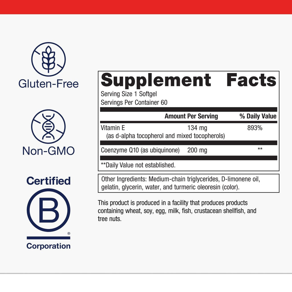 Metagenics CoQ10 ST-200 Supplement - High Absorption 200 mg Ubiquinone | Heart, Energy & Antioxidant Support