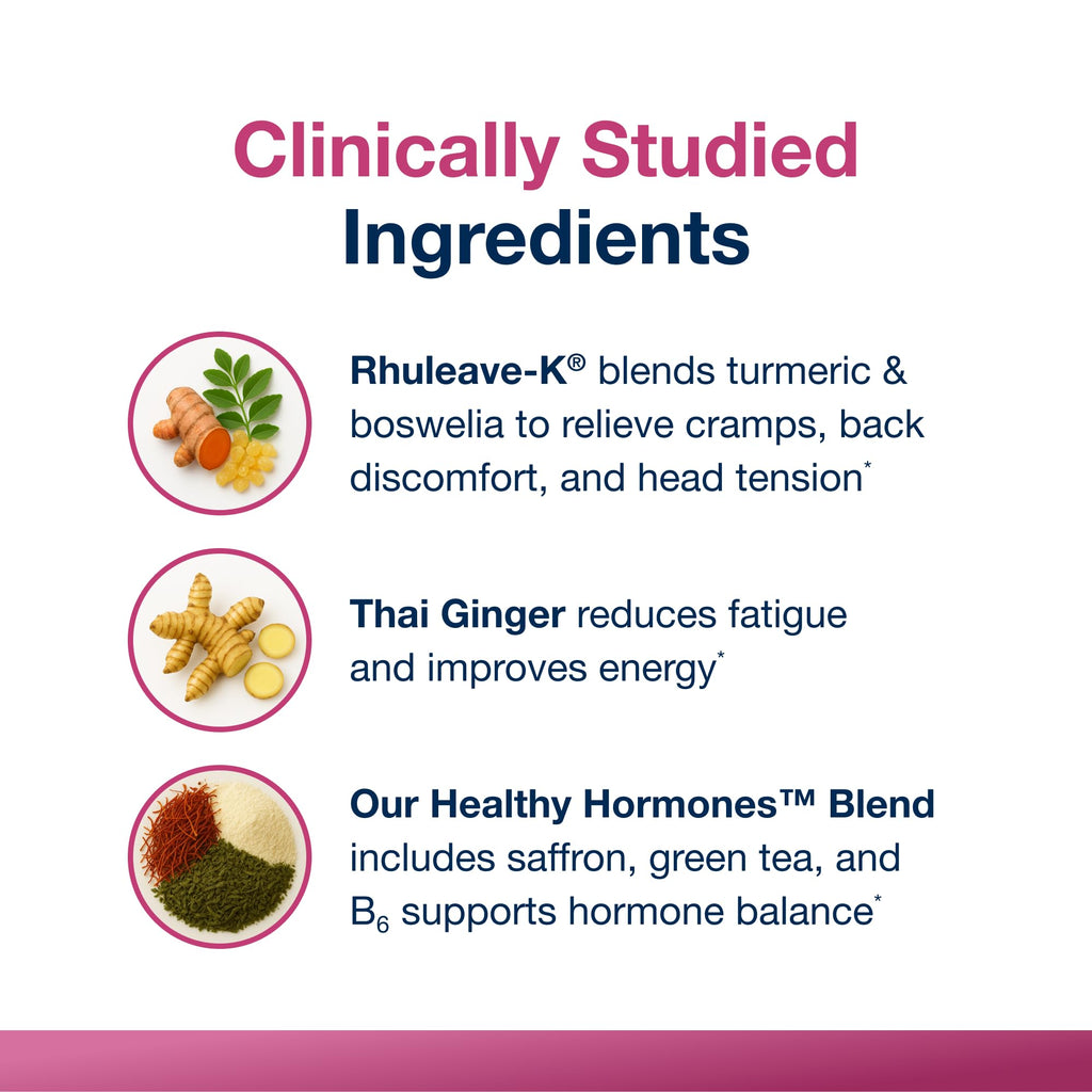 Metagenics HerWellness Rapid Period Relief – Fast-Acting Herbal Support (20 Softgels)
