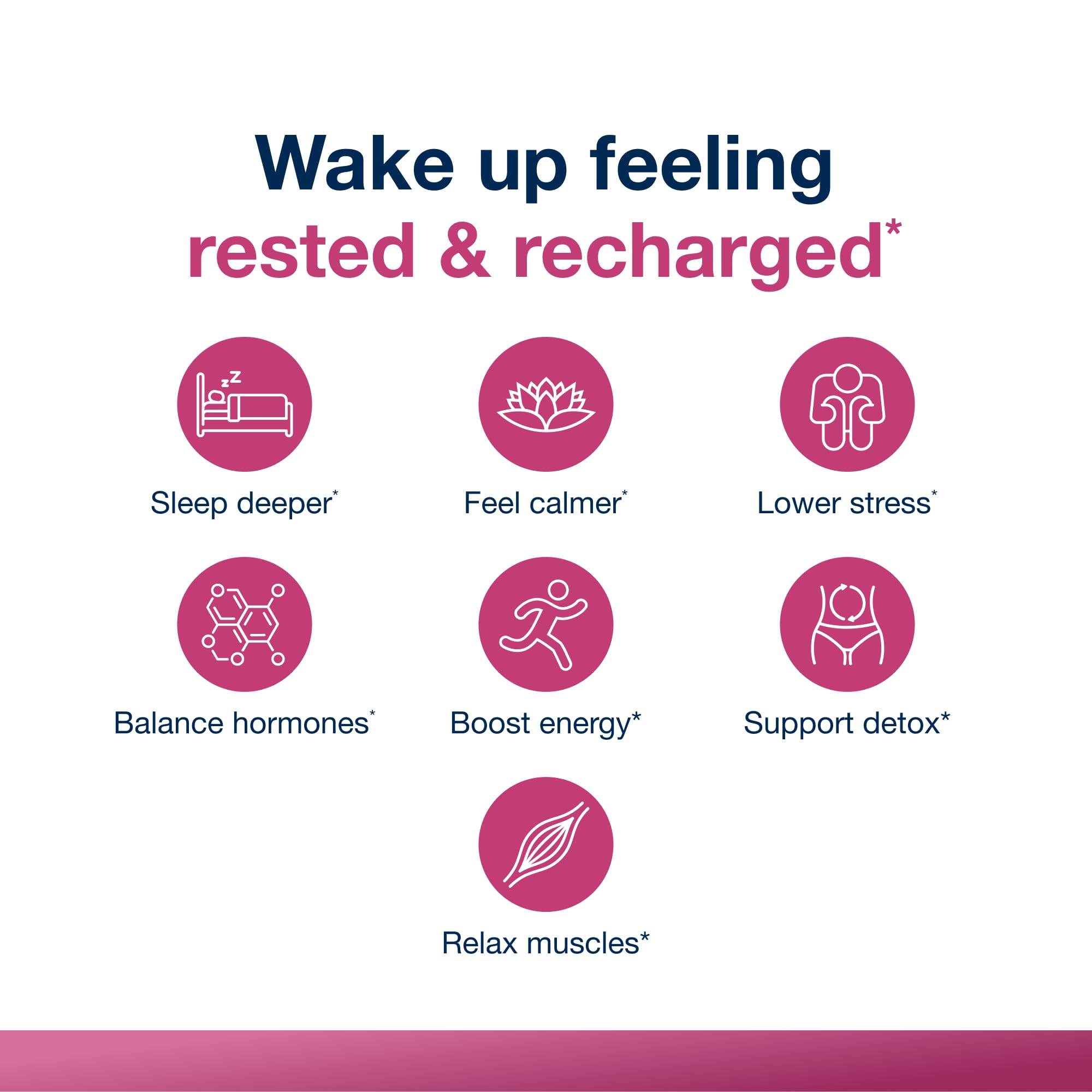 Metagenics HerWellness Recharge Overnight – Sleep Support (60 Tablets)