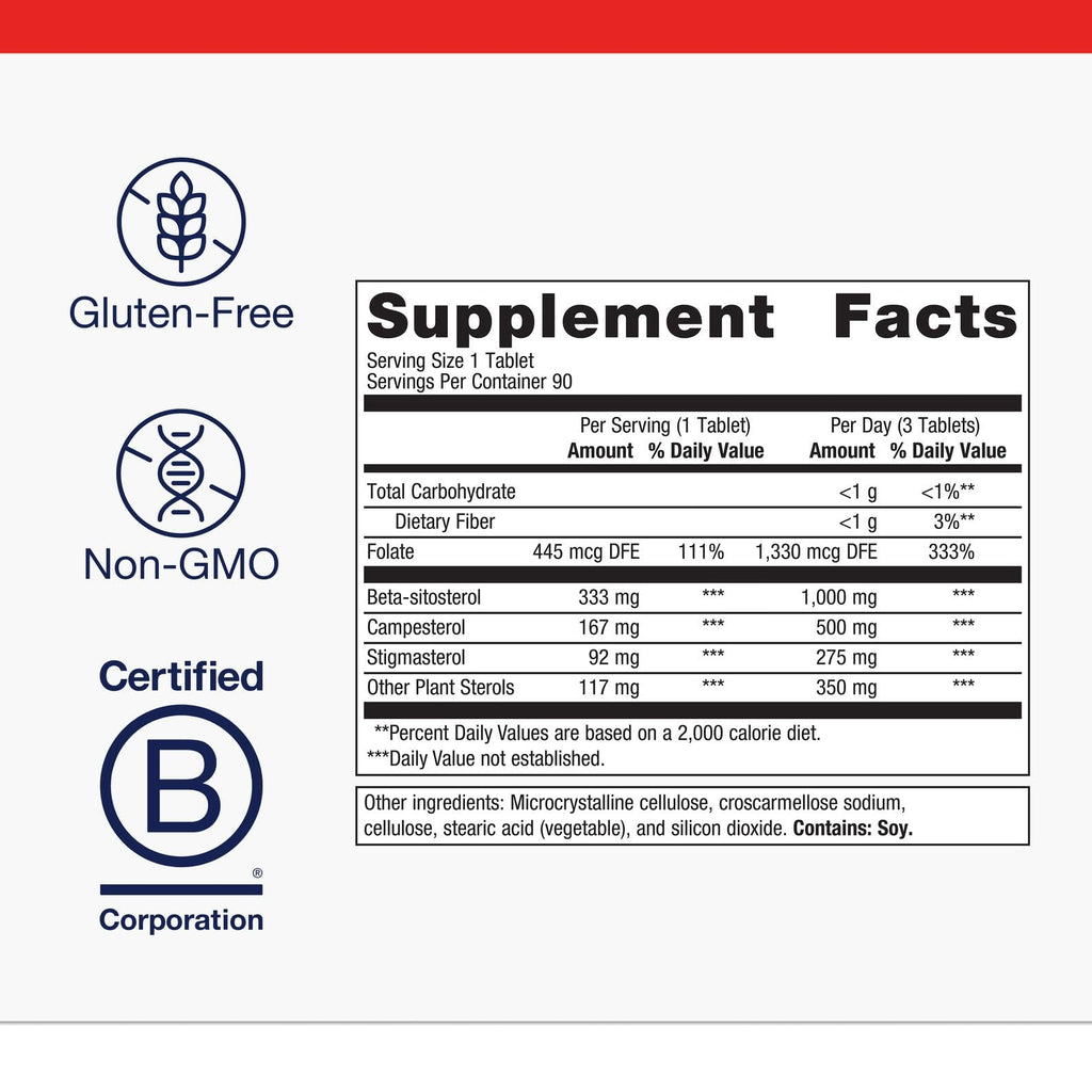 Metagenics Meta-Sitosterol 2.0: Plant Sterol Complex for Cholesterol Support | 90 Tablets