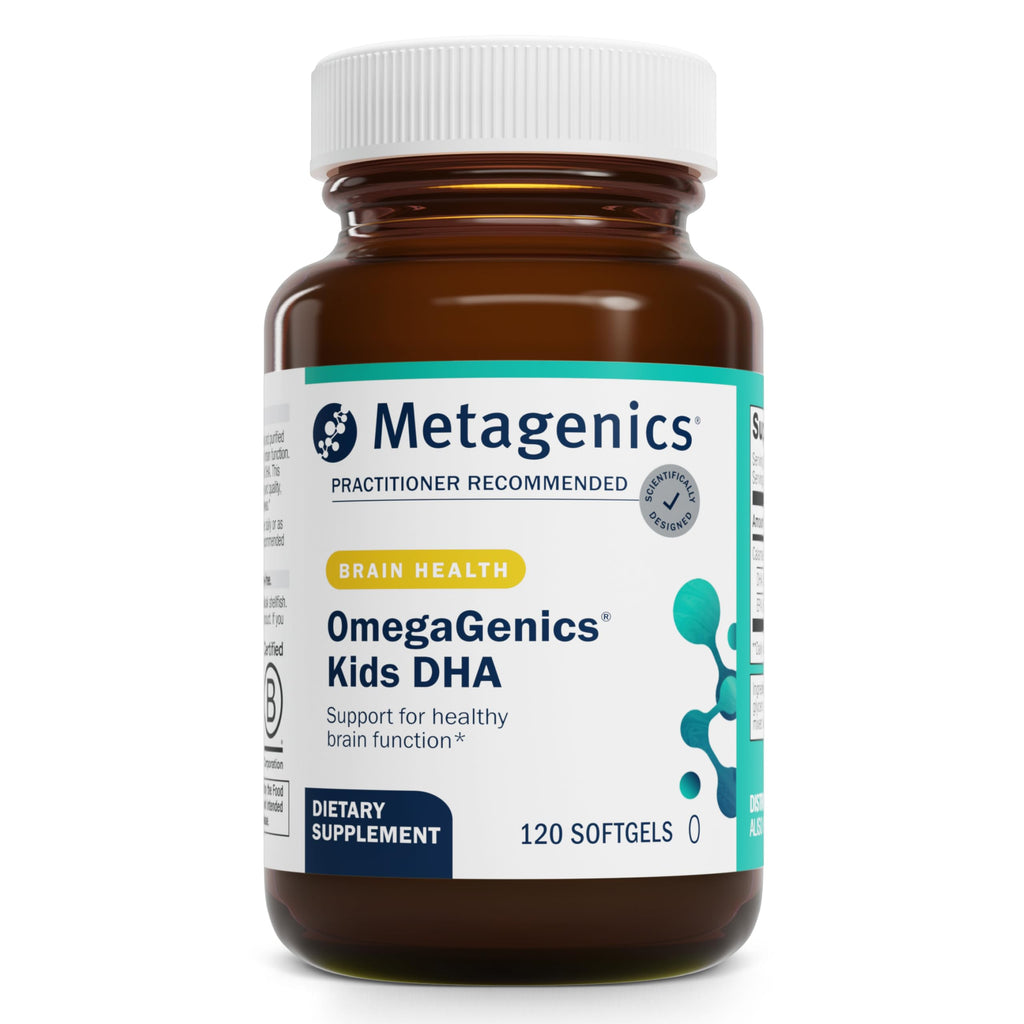 Metagenics MetaKids DHA – Kids DHA & EPA Softgels from Calamari Oil | Non-GMO, Gluten-Free