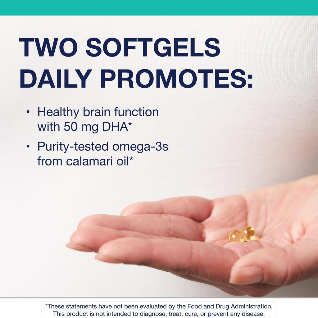 Metagenics MetaKids DHA – Kids DHA & EPA Softgels from Calamari Oil | Non-GMO, Gluten-Free