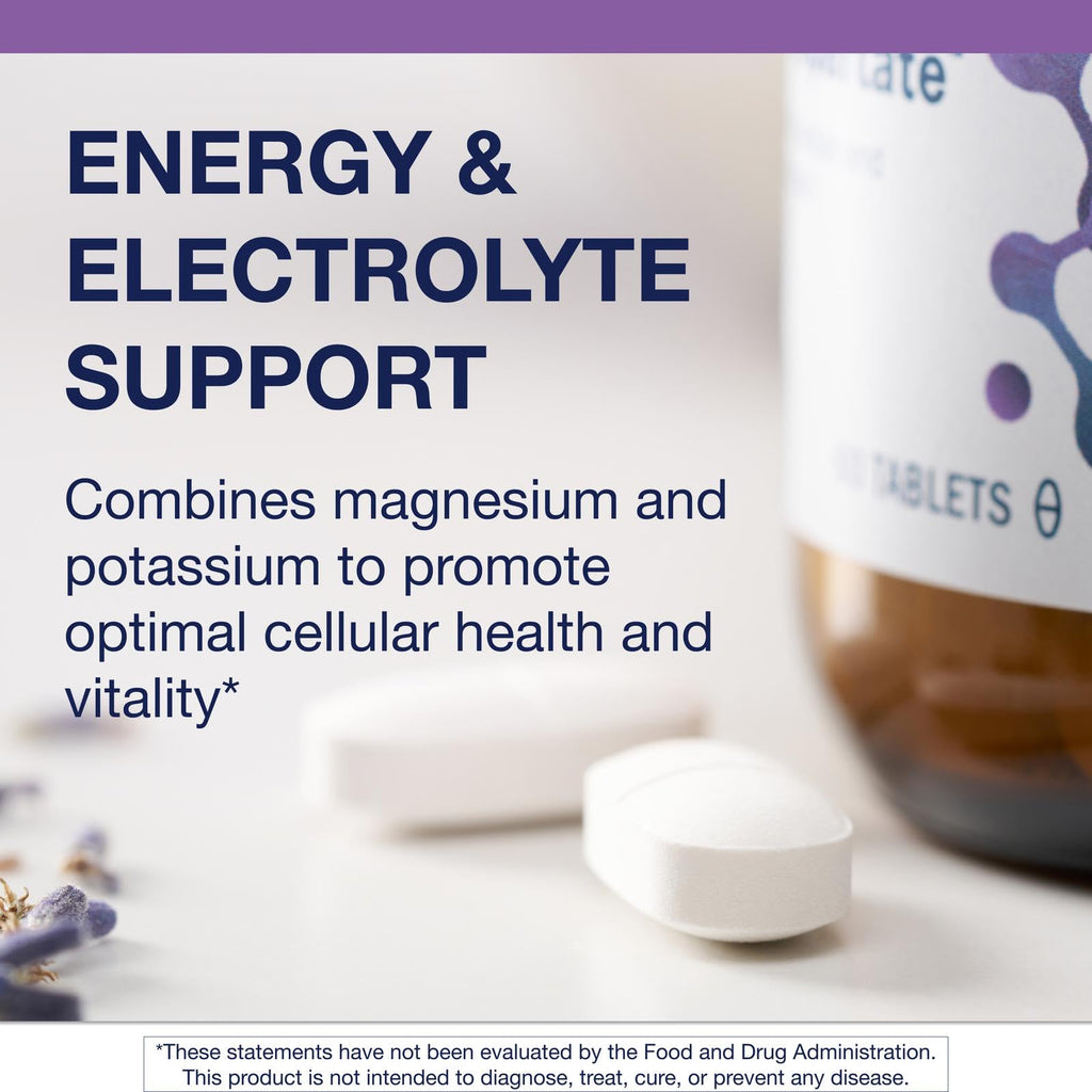 Metagenics Mg/K Aspartate Electrolyte Supplement - Heart, Muscle & Nerve Health - 60 Tablets