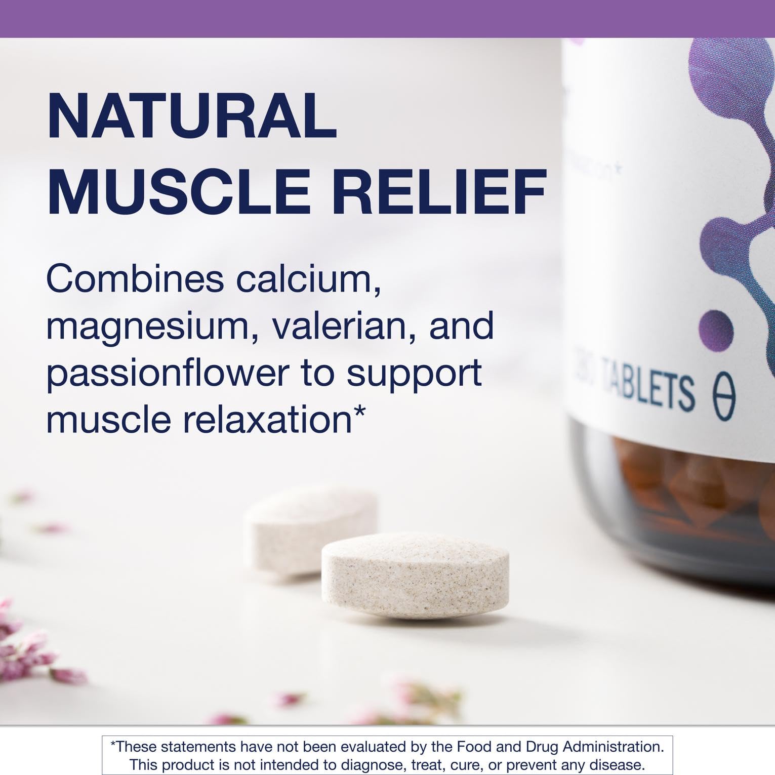 Metagenics MyoCalm - Calcium & Magnesium with Passionflower & Valerian for Muscle Relaxation | Non-GMO, Gluten-Free & Vegetarian | 180 Tablets