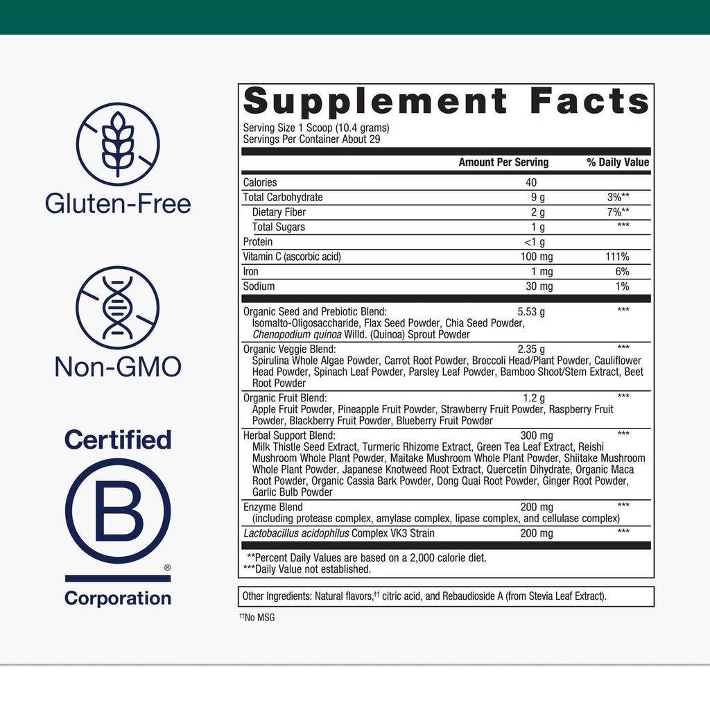 Metagenics PhytoMulti Superfoods – Organic Fruit & Vegetable Immunity Support